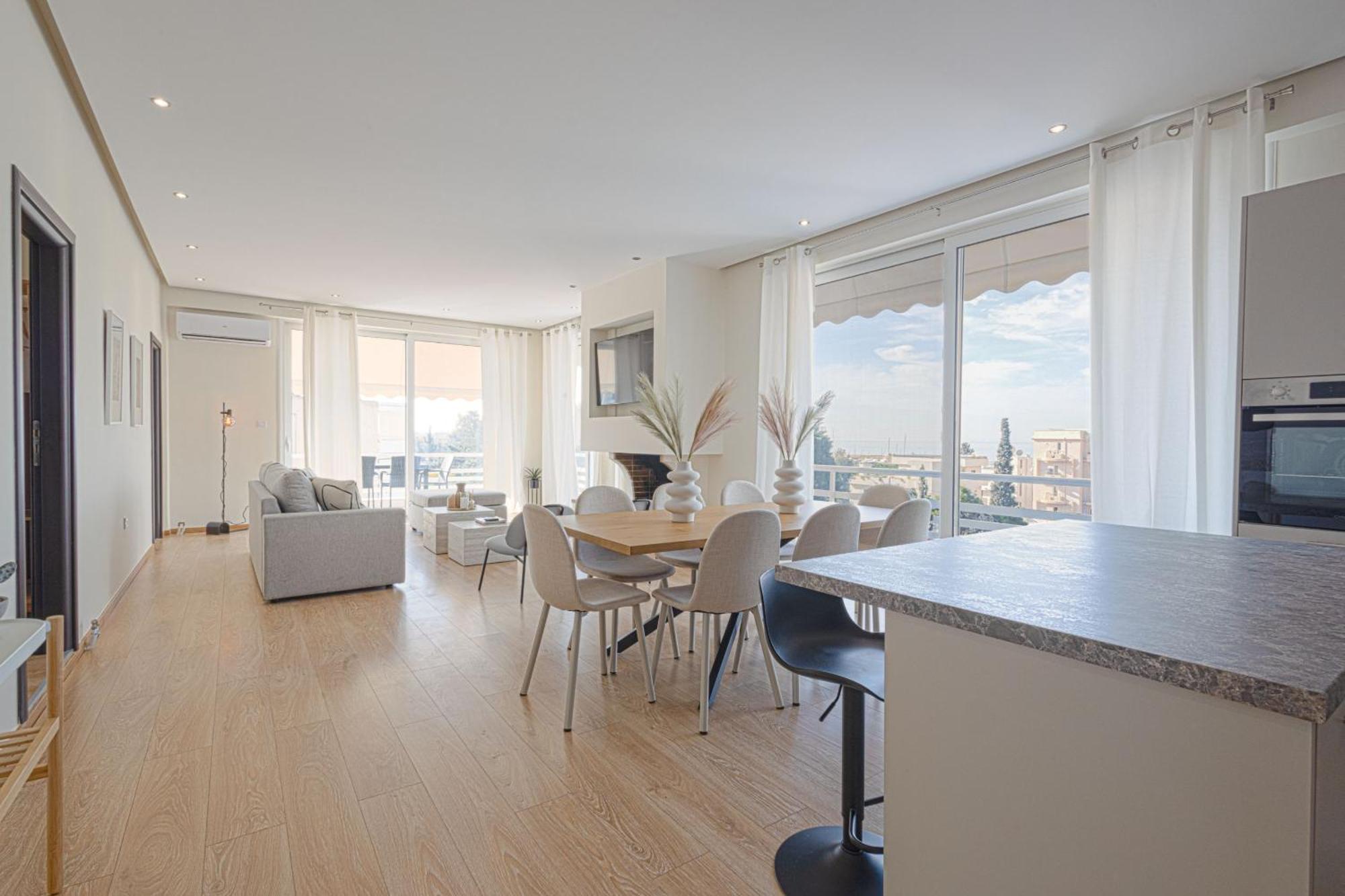 Luxurious 3-Bedroom Seaside Retreat Fully Renovated In 2025 Athene Buitenkant foto
